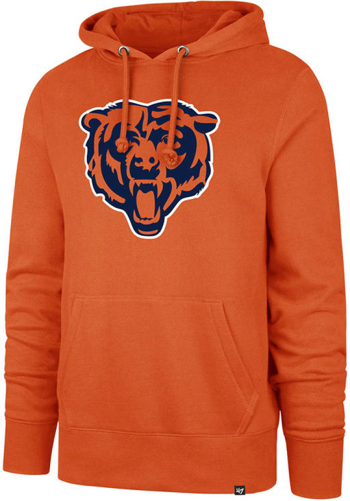 47 Chicago Bears Mens ORANGE Headline Hoodie - 480006034