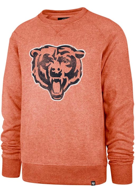 47 Chicago Bears Mens ORANGE Match Long Sleeve Fashion Sweatshirt