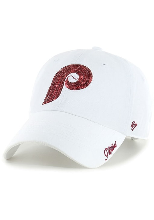 Philadelphia Phillies 47 Womens WHITE Retro Sparkle Clean Up  display picture 2