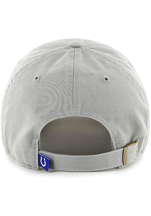 47 Indianapolis Colts GRAY Clean Up Adjustable Hat - 48004868