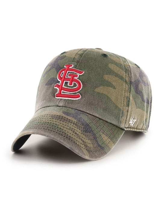 \'47‎ Brand St. Louis Cardinals Hat Women OSFA Camo Red Rhinestone Trucker Cap NEW St Louis Cardinals 47 Brand MVP Adjustable Mesh Trucker  main image 4