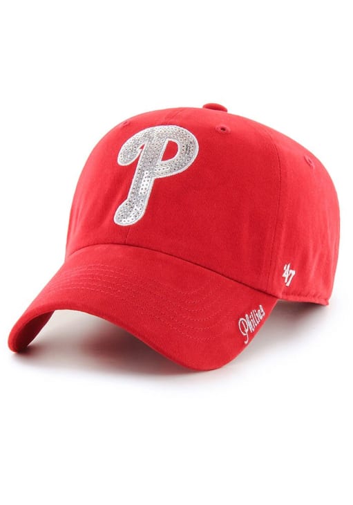 Victoria\'s Secret PINK Philadelphia Phillies Sequin Hat Red MLB \'47 Brand RARE NEW Victoria main image 4