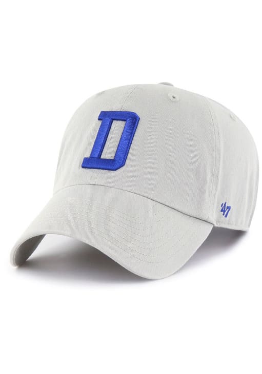 47 Dallas Cowboys GRAY D logo Clean Up Adjustable Hat - 48007289