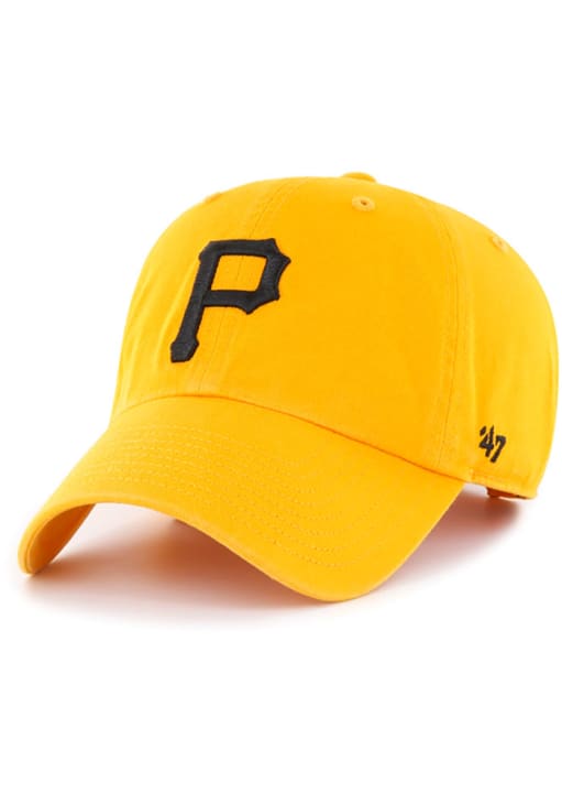 47 Pittsburgh Pirates YELLOW Clean Up Adjustable Hat - 48010095