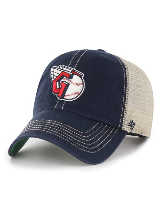 47 Cleveland Guardians NAVY Trawler Clean Up Adjustable Hat - 48010970