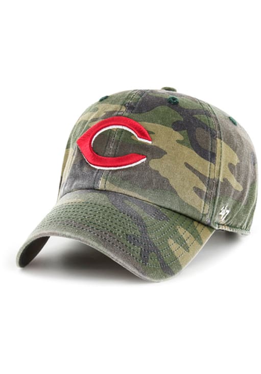47 Cincinnati Reds CAMO Clean Up Adjustable Hat - 48011039