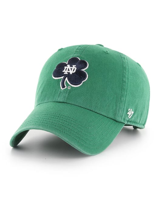 Notre Dame Fighting Irish Clean Up GREEN 47 Youth Adjustable Hat