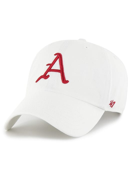 White Razorback Hat 47 Arkansas Razorbacks WHITE Clean Up Iconic Adjustable Hat - 48013347