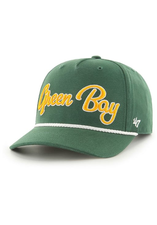 47 Green Bay Packers GREEN Overhand Script MVP Adjustable Hat