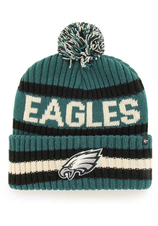 Philadelphia Eagles 47 MIDNIGHTGREEN Bering Cuff Knit Hat - 48015724