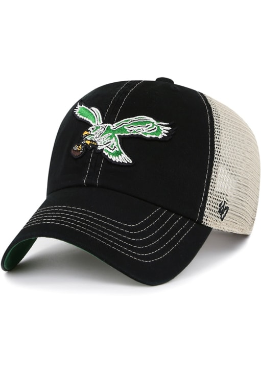 47 Philadelphia Eagles BLACK Trawler Clean Up Adjustable Hat