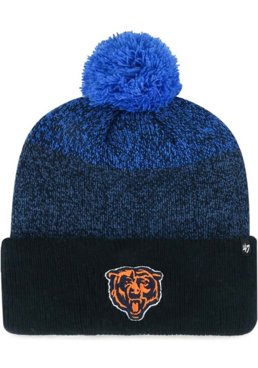 Chicago Bears 47 NAVY Dark Freeze Cuff Knit Hat - 48015982