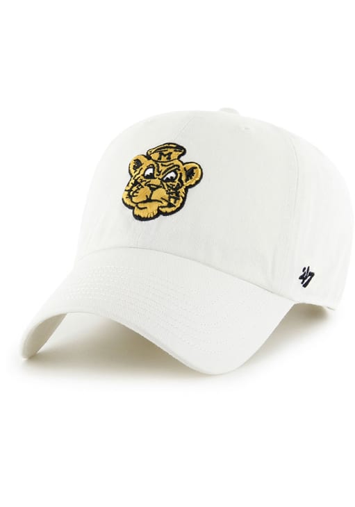 47 Missouri Tigers WHITE Retro Clean Up Adjustable Hat - 48016136