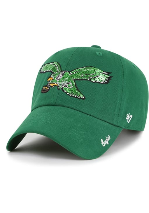 Philadelphia Eagles 47 Womens KELLYGREEN Retro Sparkle 47  display picture 3