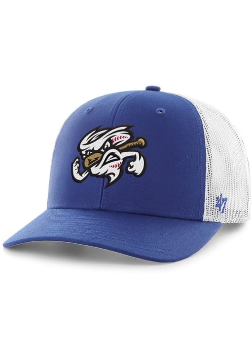 47 Omaha Storm Chasers ROYAL Trucker Adjustable Hat - 48017879