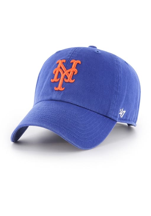 47 New York Mets ROYAL Heritage Clean Up Adjustable Hat  display picture 3