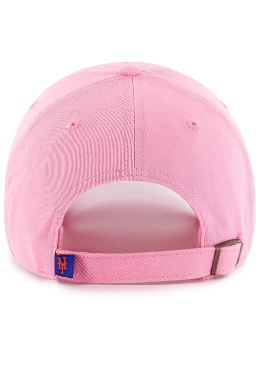 New York Mets 47 Womens PINK Clean Up Adjustable Hat - 48018626