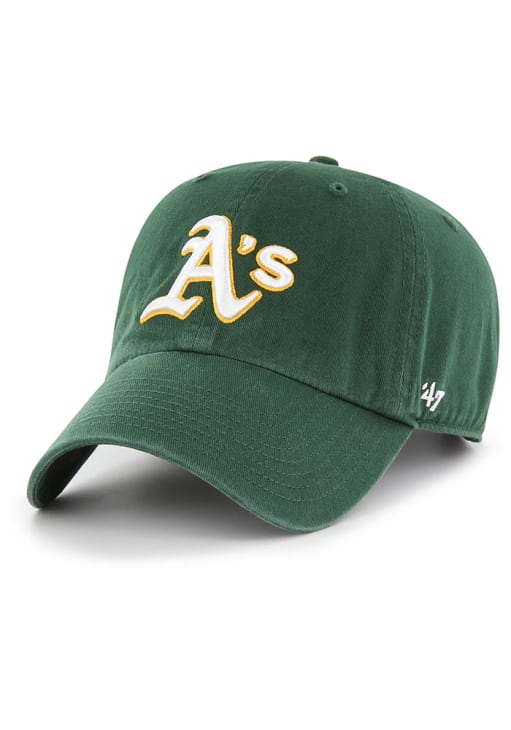 47 Oakland Athletics GREEN Clean Up Classic Adjustable Hat - 48018810