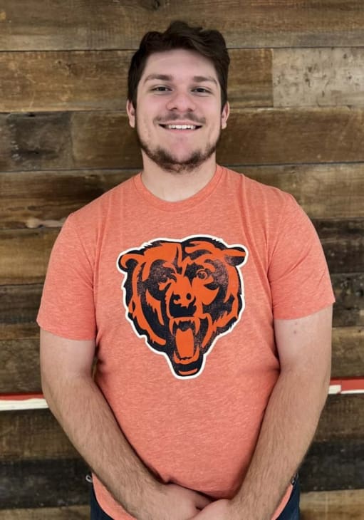 47 Chicago Bears ORANGE Match Short Sleeve Fashion T Shirt - 48020140