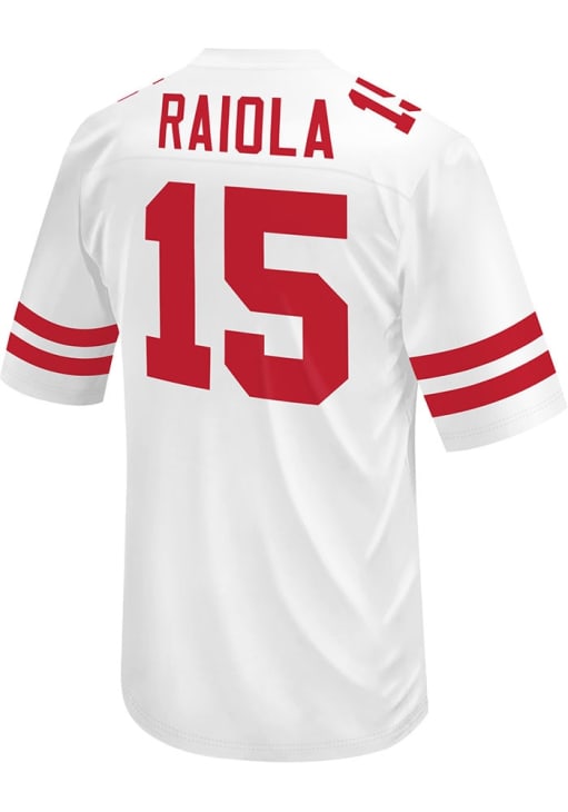Dylan Raiola Mens WHITE Nebraska Cornhuskers Football Replica