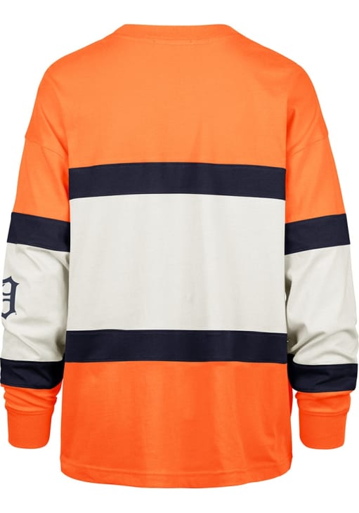 47 Detroit Tigers Womens ORANGE Breezyway Long Sleeve LS Tee