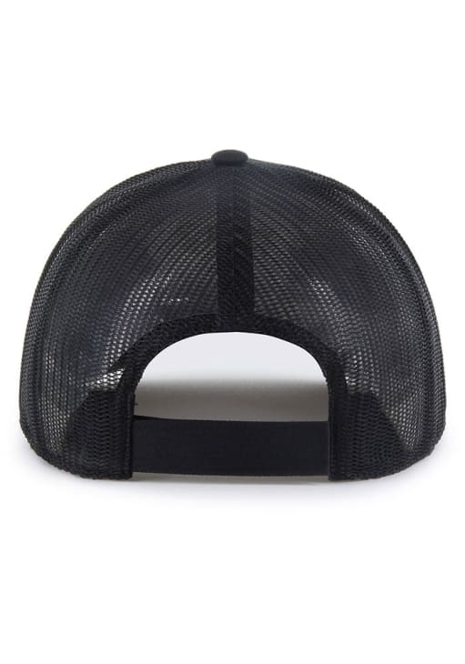 47 Brand Buffalo Bills キャップ メッシュ 47 Buffalo Bills BLACK Strap Trucker Adjustable Hat - 48023404
