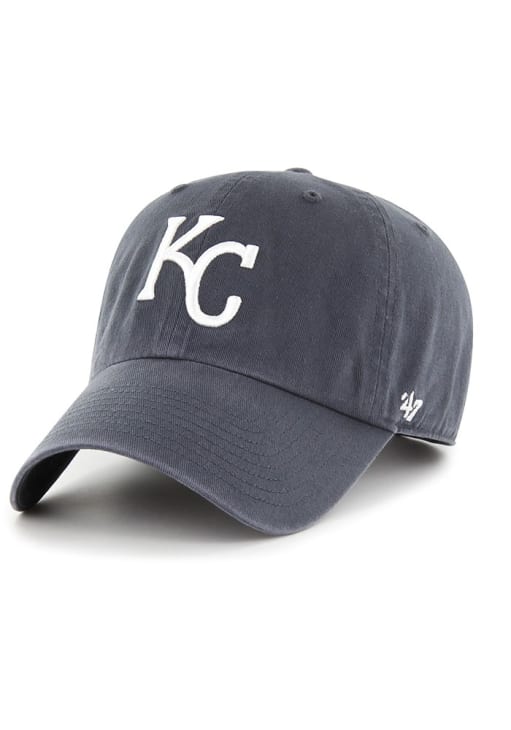 47 Kansas City Royals NAVY Clean Up Adjustable Hat - 48023947
