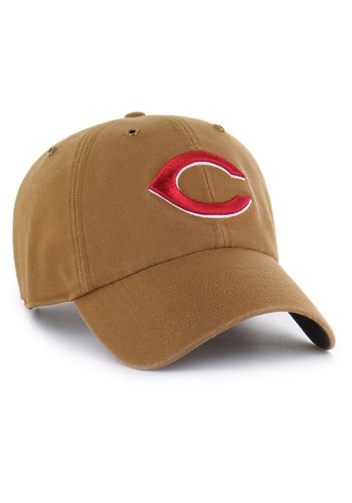 47 Cincinnati Reds BROWN Carhartt Clean Up Adjustable Hat - 48024543