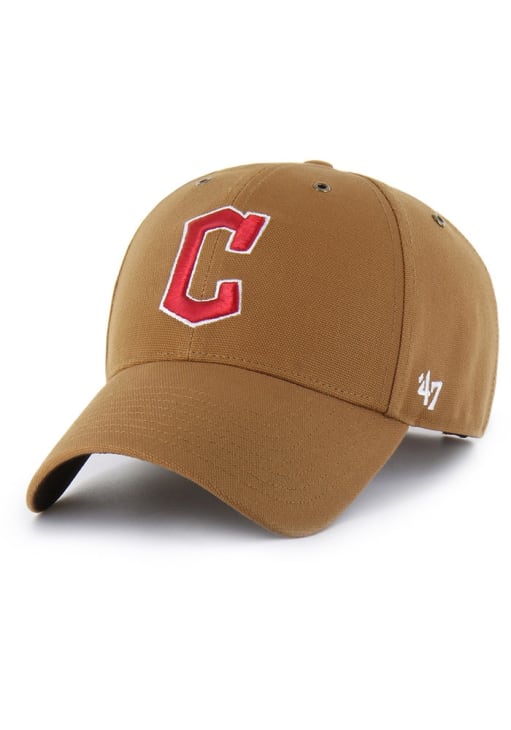 47 Cleveland Guardians BROWN Carhartt MVP Adjustable Hat - 48024565
