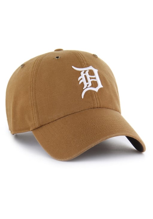 47 Detroit Tigers BROWN Carhartt Clean Up Adjustable Hat - 48025072