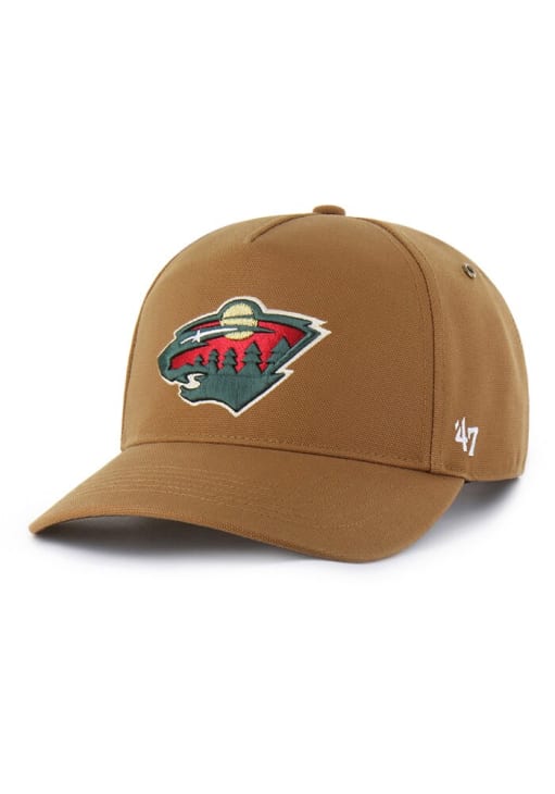 47 Minnesota Wild BROWN Carhartt Hitch Adjustable Hat - 48026090 47 Minnesota Wild BROWN Carhartt Hitch Adjustable Hat - 48026090