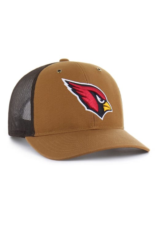 47 Arizona Cardinals BROWN Carhartt Trucker Adjustable Hat - 48026329
