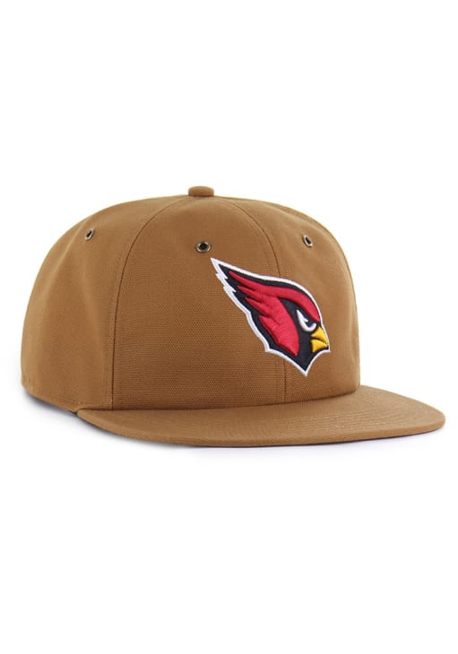 Arizona Cardinals 47 BROWN Carhartt Captain RL Snapback Hat - 48026331