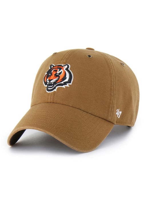 47 Cincinnati Bengals BROWN Carhartt Clean Up Adjustable Hat