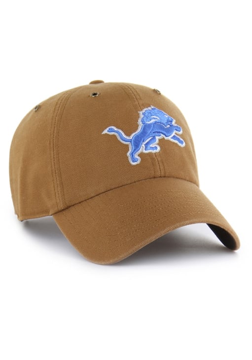47 Detroit Lions BROWN Carhartt Clean Up Adjustable Hat - 48026372