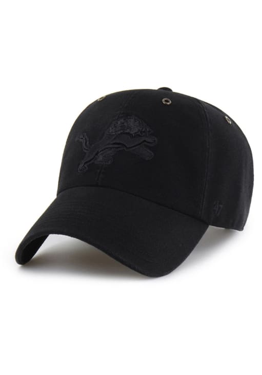 47 Detroit Lions BLACK Carhartt Clean Up Adjustable Hat - 48026487