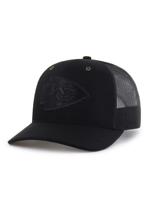 47 Kansas City Chiefs BLACK Carhartt Trucker Adjustable Hat - 48026583