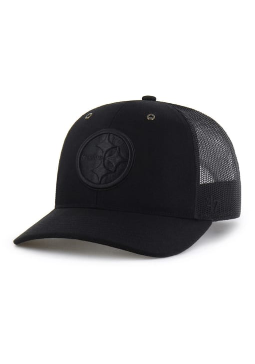 47 Pittsburgh Steelers BLACK Carhartt Trucker Adjustable Hat