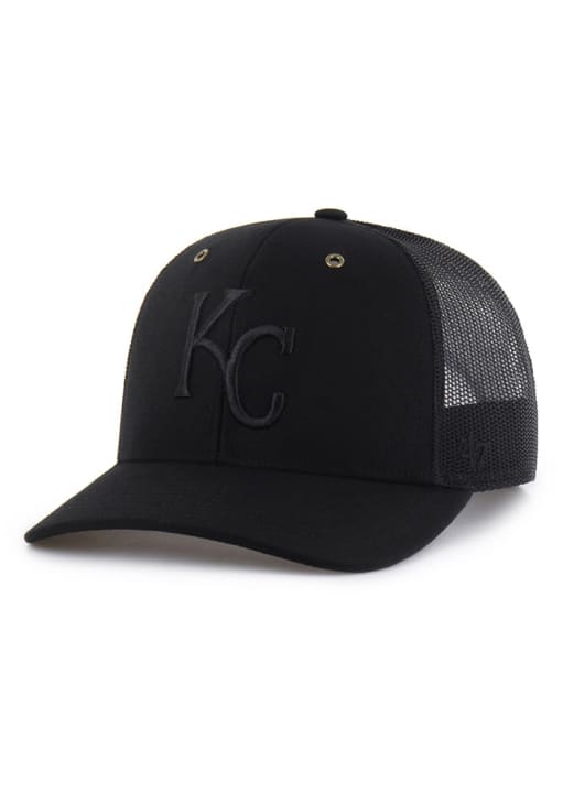47 Kansas City Royals BLACK Carhartt Trucker Adjustable Hat - 48026612
