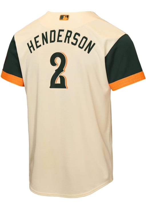 Baltimore Orioles Gunnar Henderson Youth CREAM City Connect Home