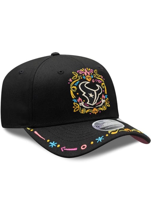 New Era Houston Texans BLACK Hasta La Muerte 9Seventy Adjustable