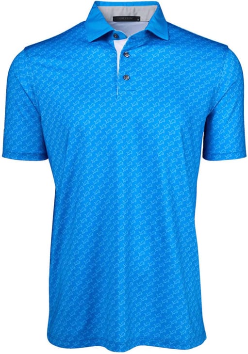Greyson Detroit Lions Mens BLUE Custom Short Sleeve - 51030235