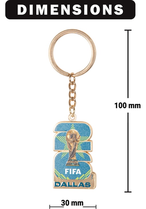 FIFA Dallas GOLD 2026 World Cup Host City Keychain - 51277380