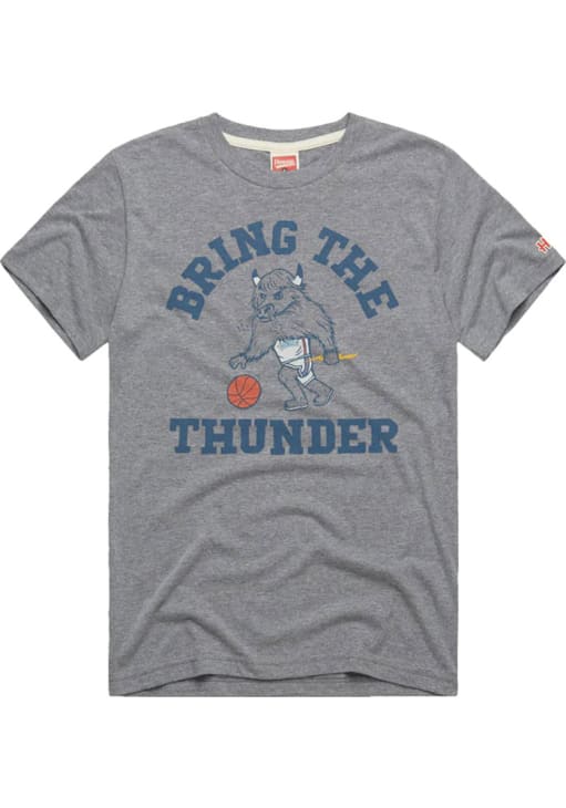 Rumble the Bison Oklahoma City Thunder HEATHER GREY Homage Bring