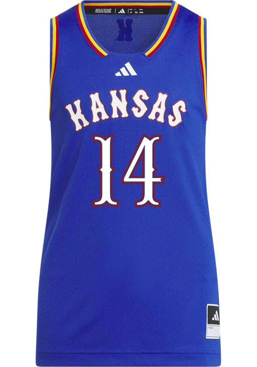 Kansas Jayhawks Melvin Council Jr. Youth ROYAL NIL Name And Number