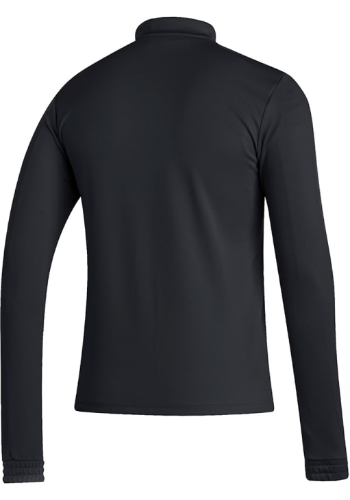 Adidas Mens BLACK George Mason University Entrada 1/4 Zip Long
