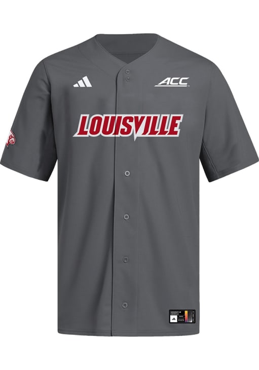 Adidas Louisville Cardinals Mens DARKGREY Replica - 52161631