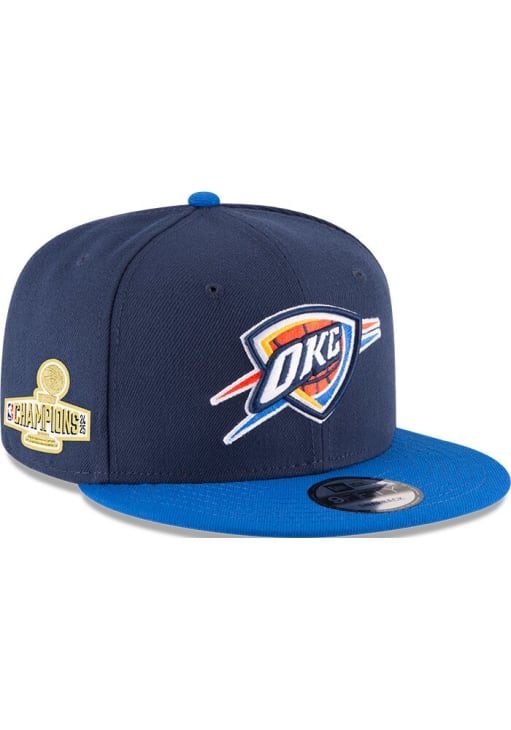 Oklahoma City Thunder New Era NAVY 2025 NBA Champions Edition Side