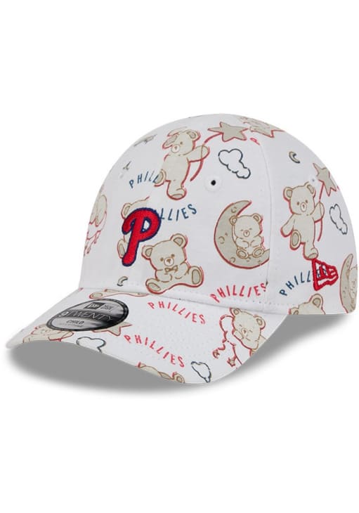 Philadelphia Phillies New Era Adjustable Toddler White Teddy