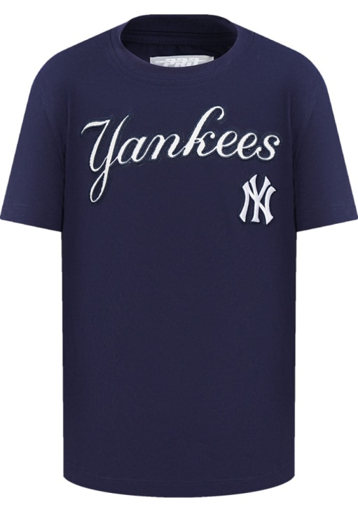 Pro Standard New York Yankees Youth NAVY Classic Chenille Short
